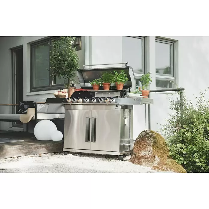 Kingstone KMS Gázgrill Cliff 655-2 - Égők száma: 6, 27,2 kW - Hangulatos felvétel
