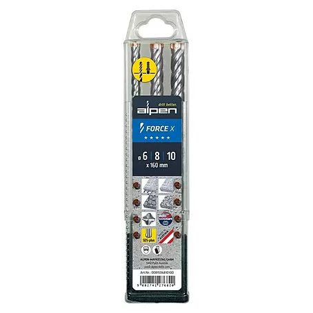 Alpen  SDS-Plus Betonbohrer-Set