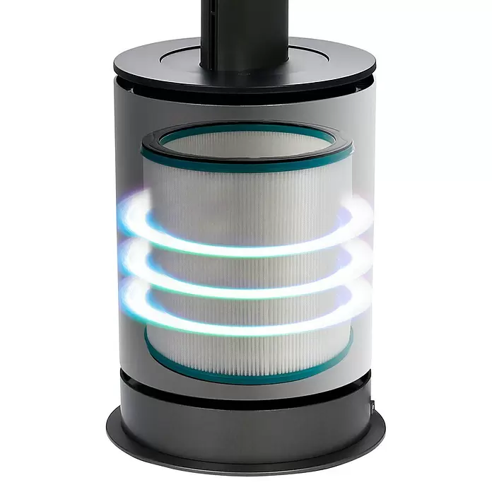 Emerio Stajaći ventilator 3u1 - Tamnosive boje, Visina: 98,6 cm - Detaljan prikaz