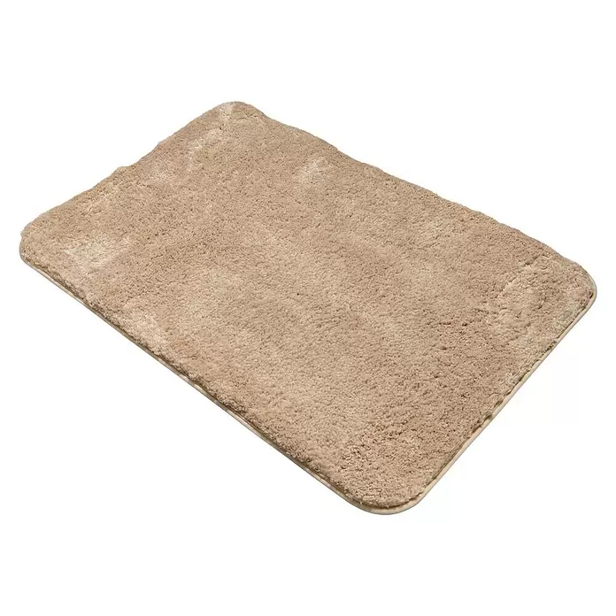 Camargue Badkamermat - 90 x 60 cm, Beige - Diagonaal zicht