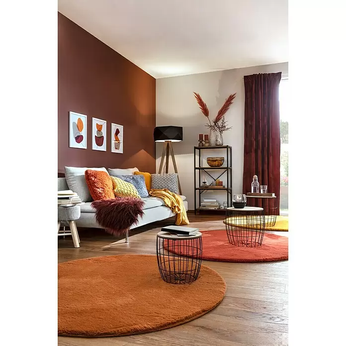 Deko-Lammfell - Bordeaux, Länge: 90 cm - Stimmungsaufnahme