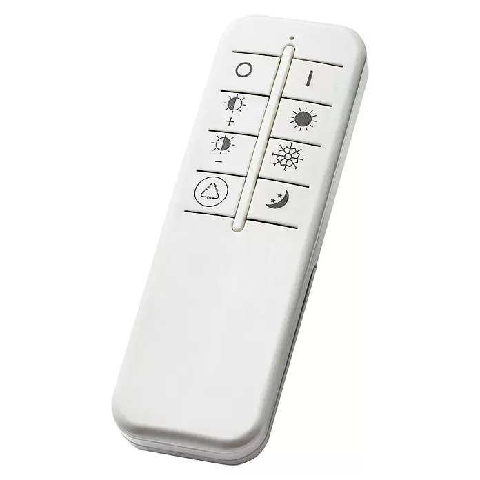 LED-Deckenleuchte Alvara - 43 W, Ø x H: 50 x 7 cm, Warmweiß - Diagonale Ansicht