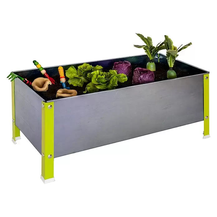 Simonrack Simongarden Huerto urbano Urban - 410 x 1.200 x 1.200 cm, Aluminio - Vista angular