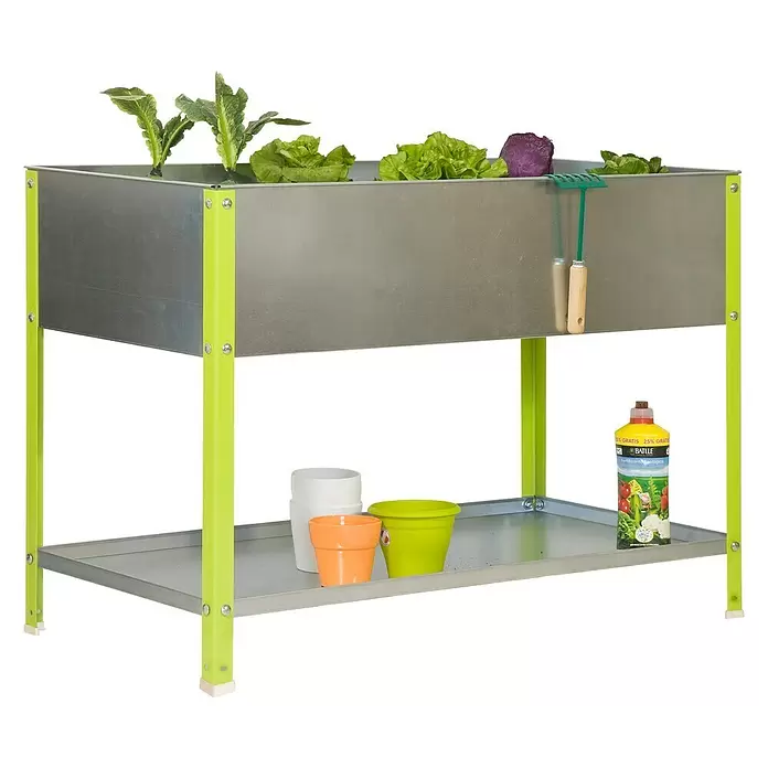 Simonrack Simongarden Huerto urbano Urban Top - 85 x 120 x 60 cm, Aluminio - Vista angular