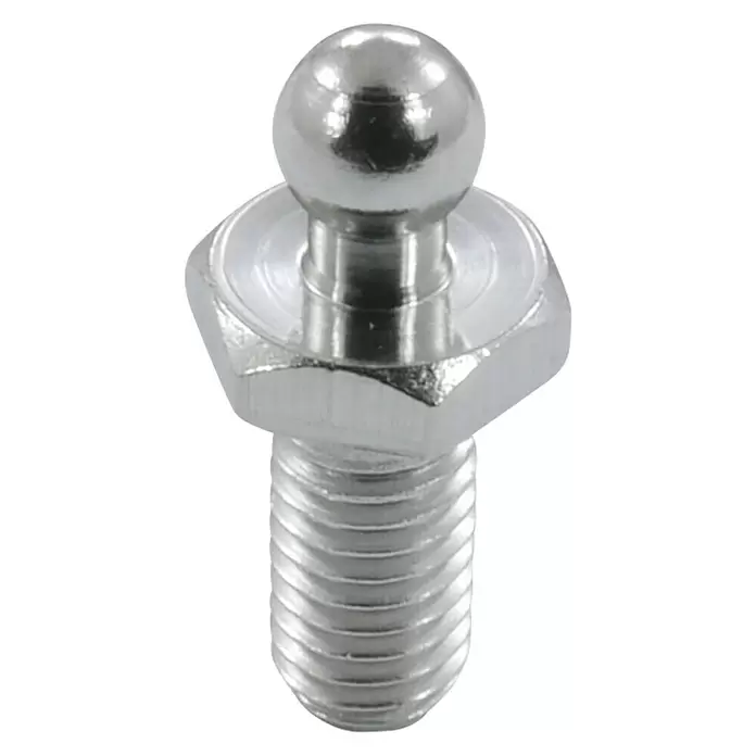 Marinetech Schraube für Druckknöpfe - Länge Gewinde: 10 mm, M5, Edelstahl - Diagonale Ansicht