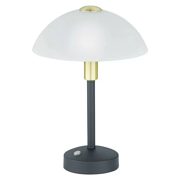 Trio Leuchten Tafellamp Donna - 4 W, l x b x h: 22,5 x 22,5 x 30 cm, Zwart - Vooraanzicht