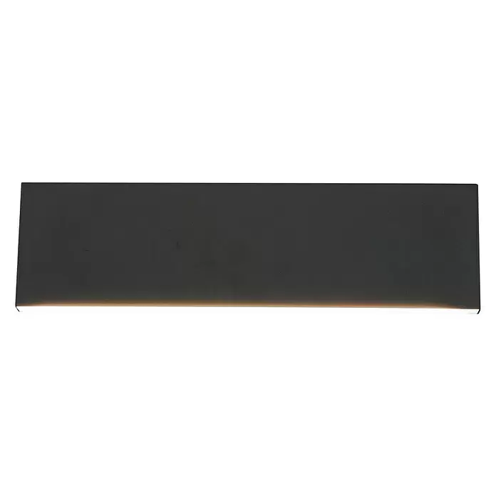 Trio Leuchten Wandlamp Concha - 6 W, l x b x h: 4,5 x 28 x 8 cm, Zwart - Vooraanzicht