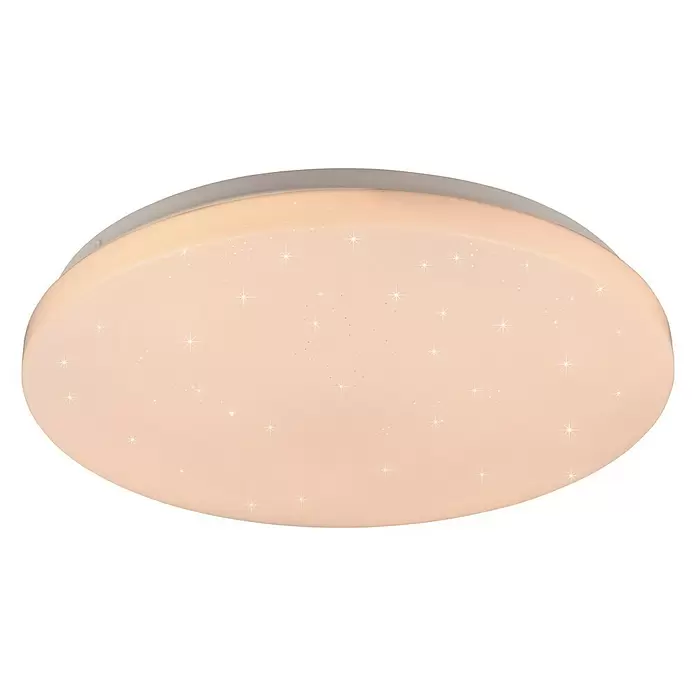 Reality Leuchten Plafondlamp Kira - 18 W, l x b x h: 38 x 38 x 5 cm, Wit - Zicht van beneden