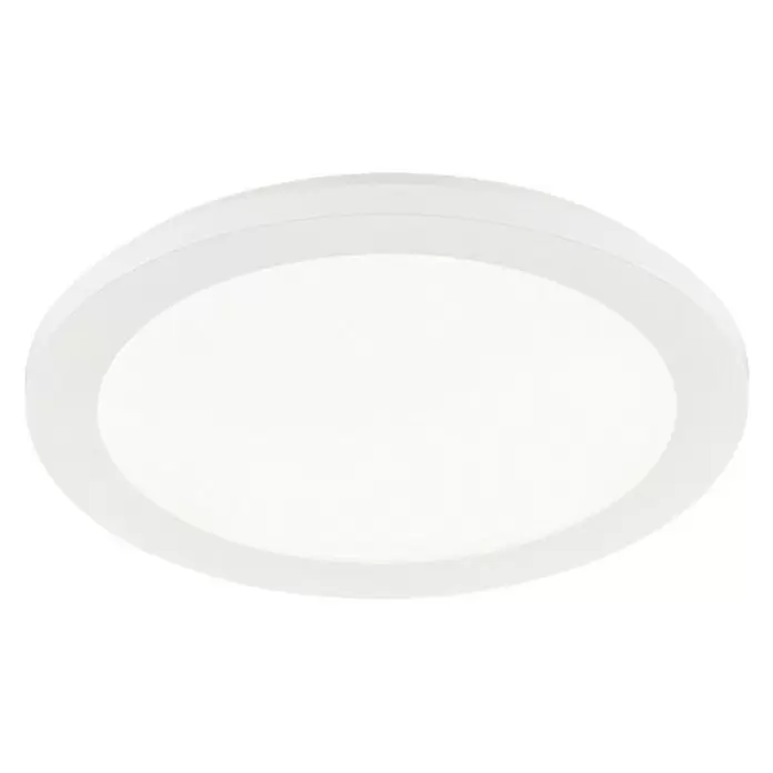 Reality Leuchten Led-plafondlamp Camillus - 15 W, l x b x h: 26 x 26 x 3 cm, Wit - Zicht van beneden