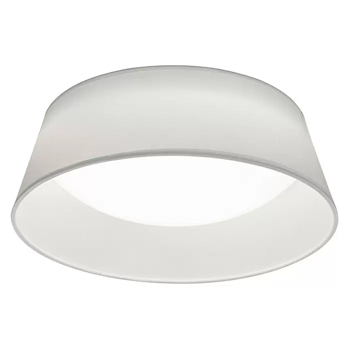 Reality Leuchten Plafondlamp Ponts - 14 W, l x b x h: 34 x 34 x 12 cm, Wit - Zicht van beneden
