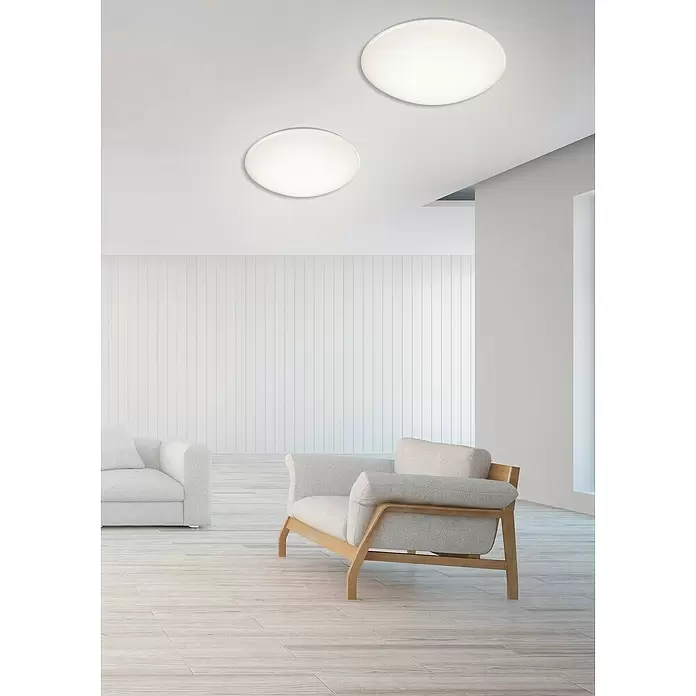 Reality Leuchten Plafondlamp Pollux - 15 W, Wit - Sfeeropname