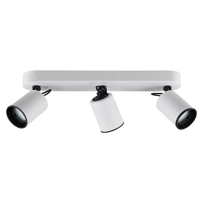Trio Leuchten Plafondspot Pago - 5 W, l x b x h: 15 x 41 x 7 cm, Wit, GU10 - Vooraanzicht