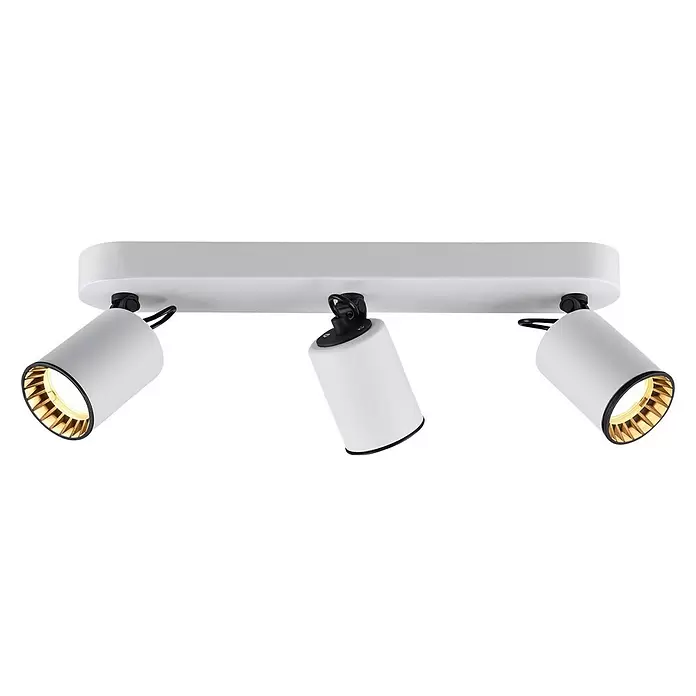 Trio Leuchten Plafondspot Pago - 5 W, l x b x h: 15 x 41 x 7 cm, Wit, GU10 - Vooraanzicht
