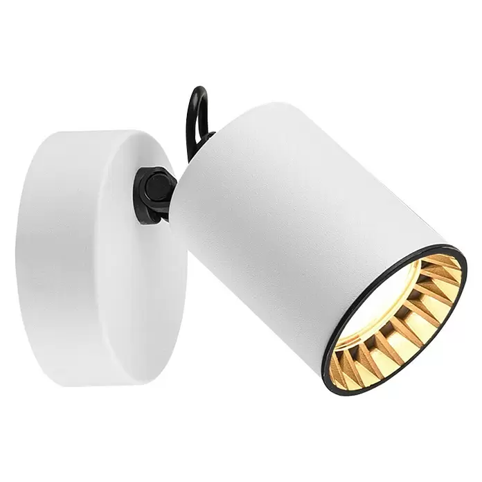 Trio Leuchten Led-wandspot Pago - 5 W, l x b x h: 10 x 9 x 15 cm, Wit - Diagonaal zicht