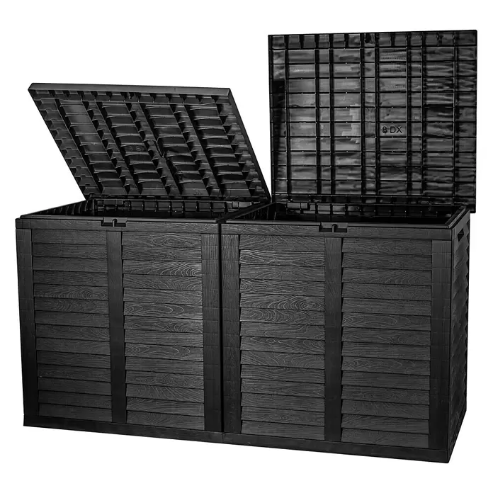 Kissenbox XXL - 155 x 66 x 80 cm, Kunststoff - Diagonale Ansicht