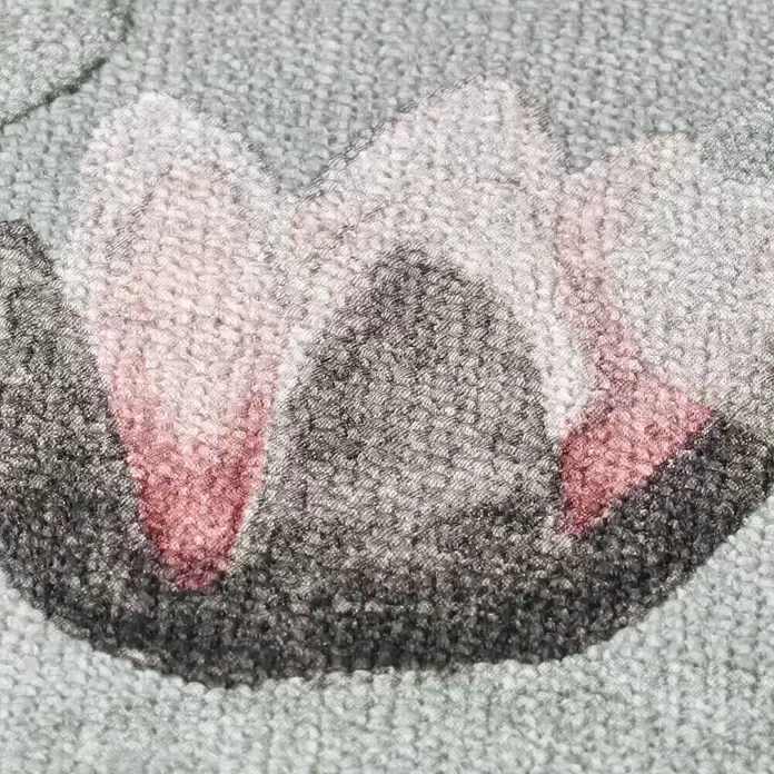 Rasch Vliestapete Koi - Bunt, Floral, 10,05 x 0,53 m - Detailaufnahme