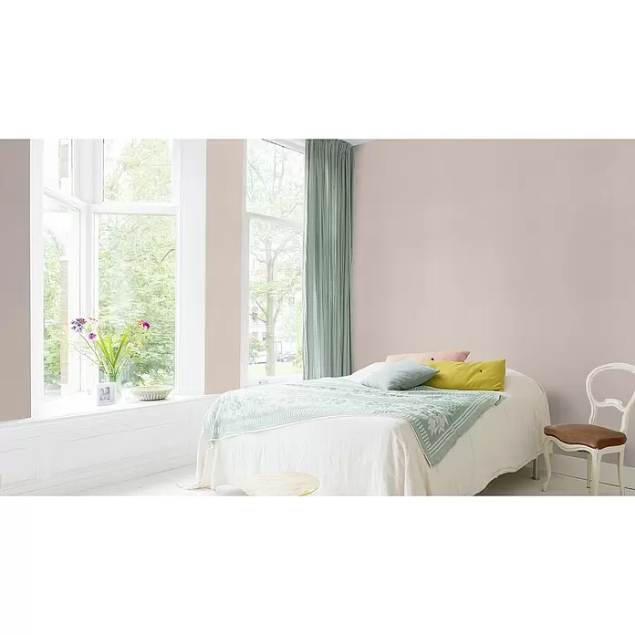 Rasch Vliestapete - Rosa, Uni, 10,05 x 0,53 m - Stimmungsaufnahme