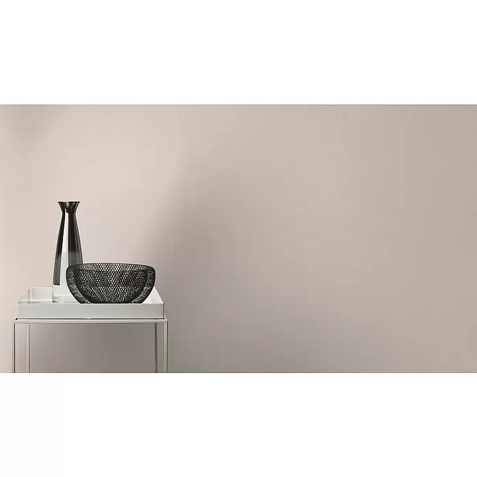 Rasch Vliestapete - Rosa, Uni, 10,05 x 0,53 m - Stimmungsaufnahme