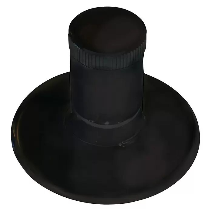 Isoltubex Mando para válvula oculto - Negro - Vista descendente