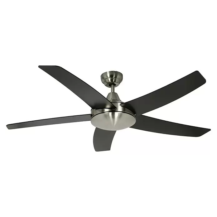 Proklima Deckenventilator - 131 cm, Schwarz, 60 W - Diagonale Ansicht