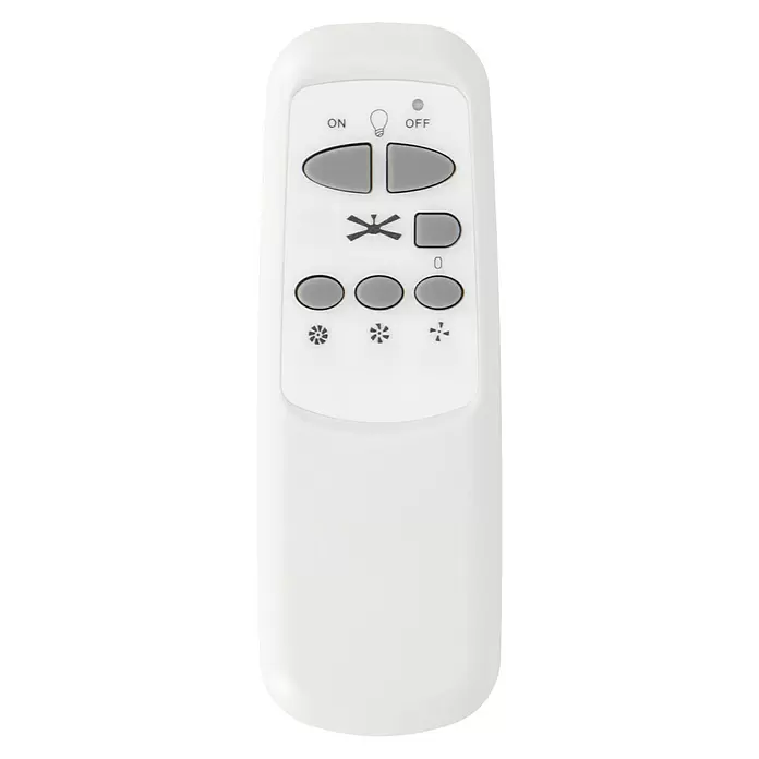 Proklima Deckenventilator - 131 cm, Schwarz, 60 W - Vorderansicht