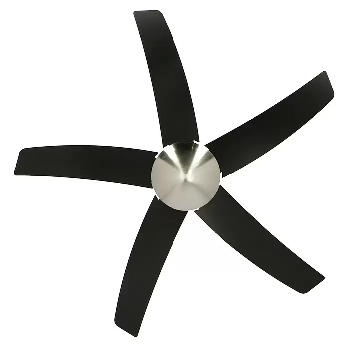 Proklima Deckenventilator - 131 cm, Schwarz, 60 W - Ansicht von unten