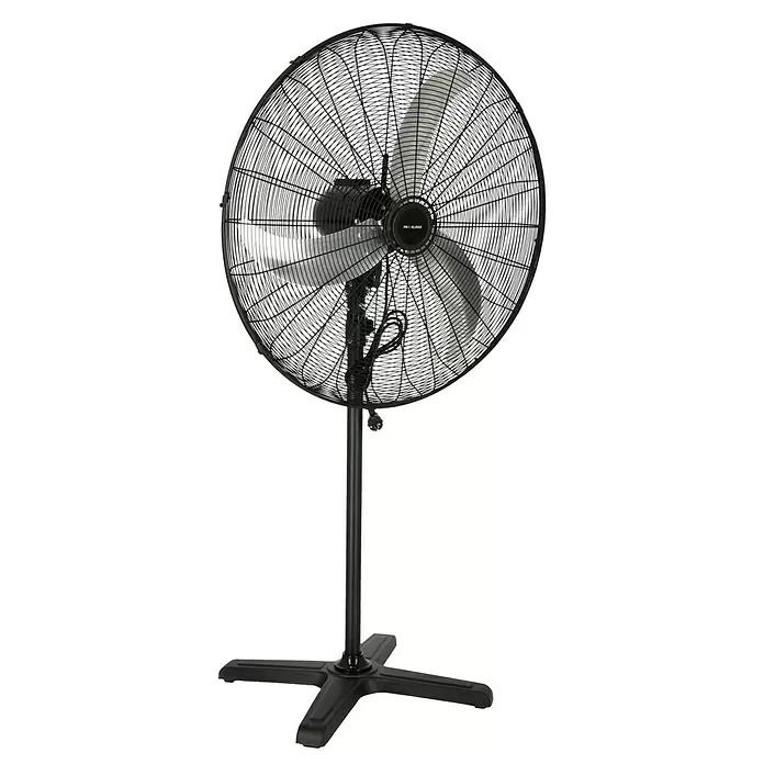 PR Klima Ventilador de pie Arizona - Negro, 75 cm, 125 W, 18.876 m³/h - Vista angular