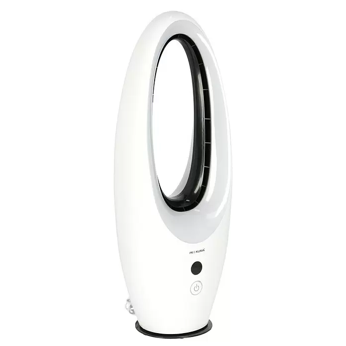 Proklima Turmventilator - Weiß, 80 cm, 65 W - Diagonale Ansicht