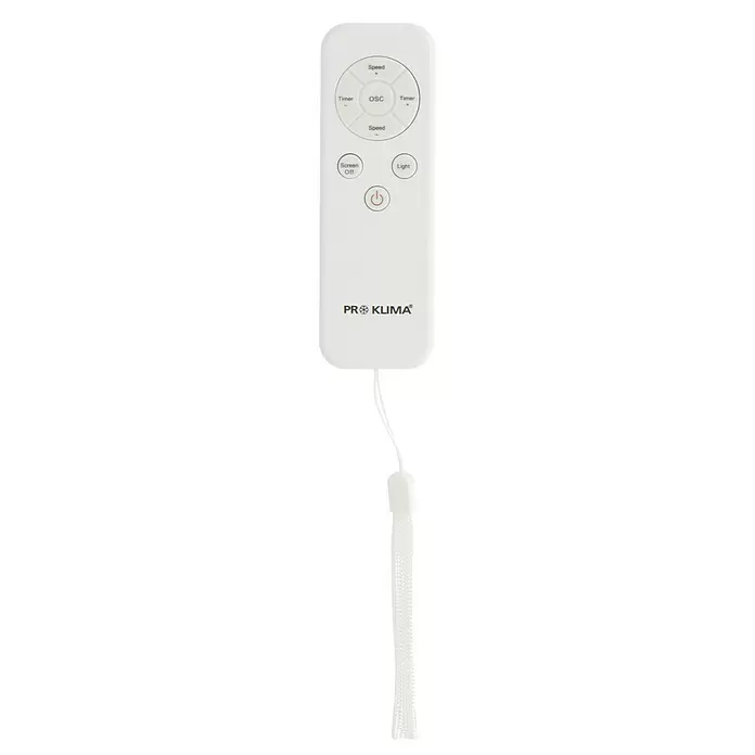 Proklima Turmventilator - Weiß, 80 cm, 65 W - Vorderansicht