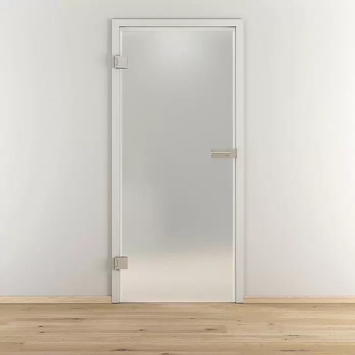Diamond Doors Glasdrehtür Luminato 501 - B x H: 821 x 2.013 mm, DIN Links, Einscheibensicherheitsglas (ESG) - Stimmungsaufnahme