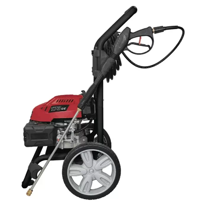 Scheppach Hochdruckreiniger HCP2600 - Motorbetrieben, Durchflussmenge: 522 l/h, Max. Druck: 200 bar - Linke Seitenansicht