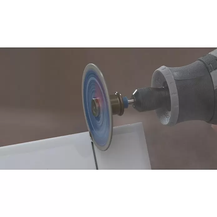 Dremel EZ SpeedClic Diamant-Trennscheibe Max Life SC545DM - Durchmesser: 38,1 mm, Passend für: Dremel Multifunktionswerkzeug - Detailaufnahme