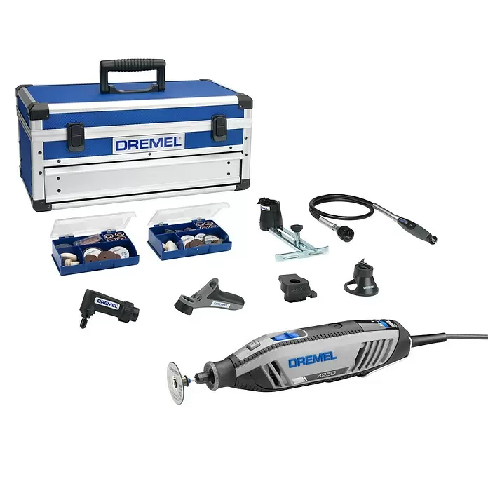 Dremel Višenamjenski alat - 175 W, Pribor: 128 dij. - Dijagonalni pogled