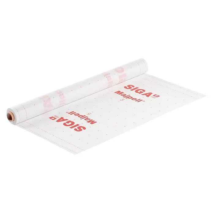 Siga Dampfbremsfolie Majpell 5 - L x B: 50 x 1,5 m, Max. Anwendungsfläche: 75 m² - Diagonale Ansicht