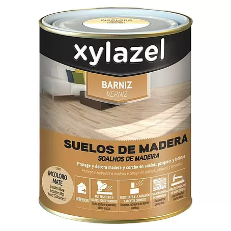 Xylazel  Barniz para suelos de madera interior