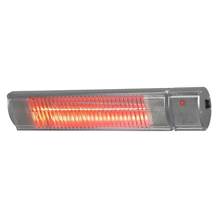 Eurom Terrasverwarming Golden 1800 Comfort - 1.800 W, Zilver, 13,2 x 57,1 x 11,4 cm - Zicht van beneden