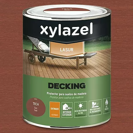 Xylazel  Protector para madera Lasur al agua Decking