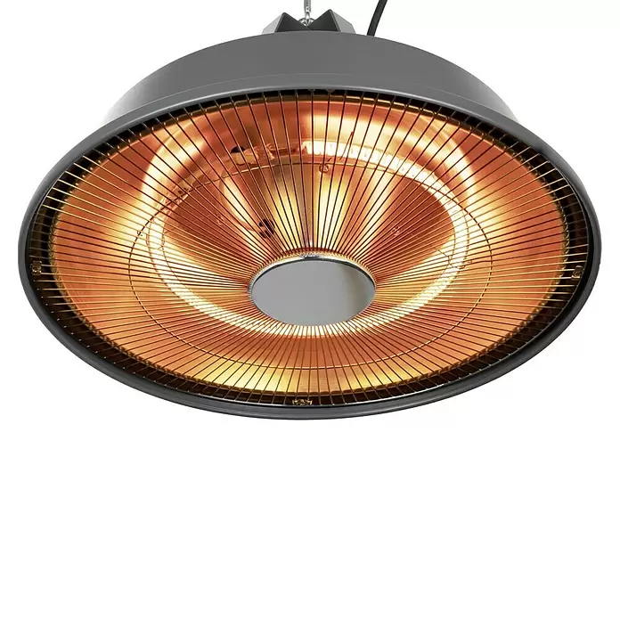Eurom Terrasverwarming Sail - 42,9 x 42,9 x 27,4 cm, 1.500 W, Grijs - Close-up