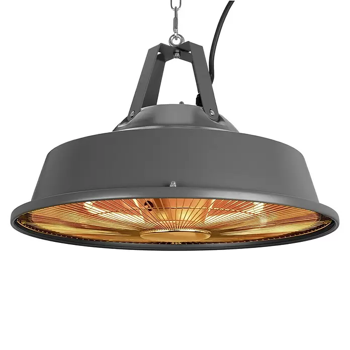 Eurom Terrasverwarming Sail - 42,9 x 42,9 x 27,4 cm, 1.500 W, Grijs - Close-up