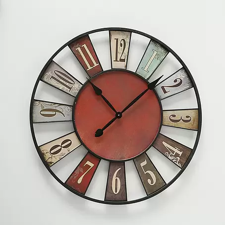 Wanduhr rund Manege