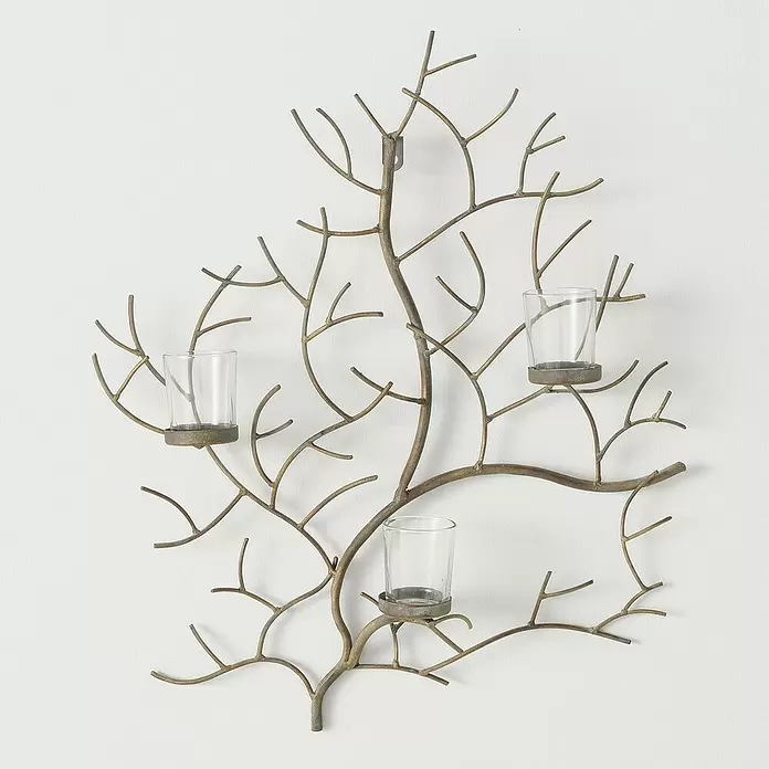 Wandobjekt Ralia - 48 x 55 cm, Beige, Grau - Stimmungsaufnahme