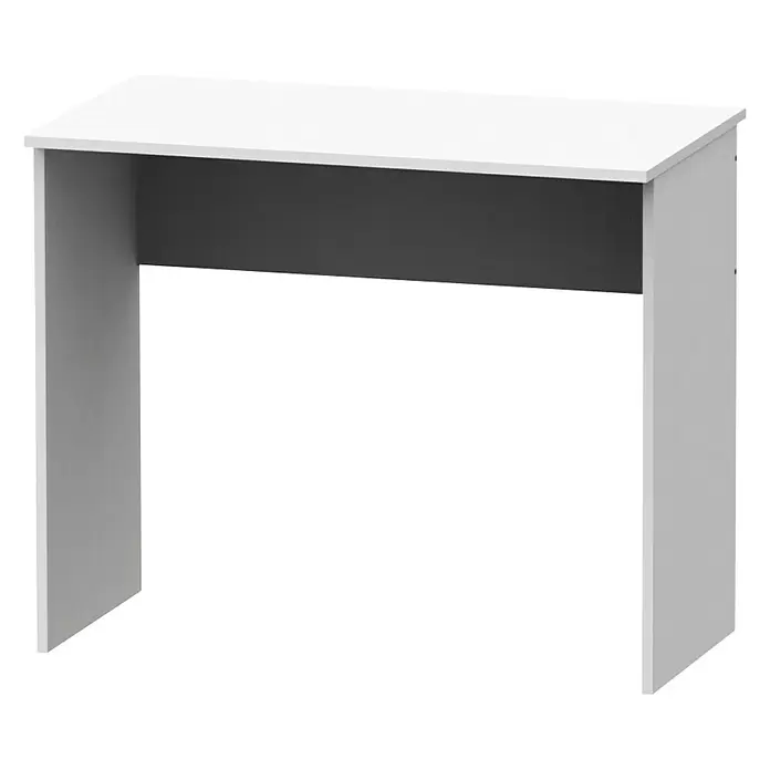 Muebles Pitarch Mesa de escritorio Tibet - L x An x Al: 50 x 90 x 75 cm, Blanco - Vista angular