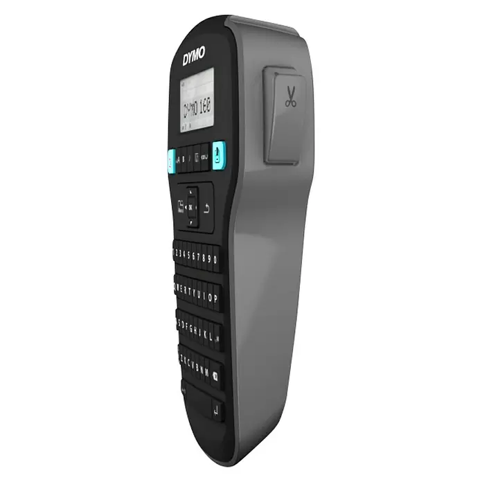 Dymo Aparato de rotulación LabelManager 160 - Anchura máxima de cinta: 12 mm, Específico para: Cinta para etiquetado Dymo D1 - Vista angular
