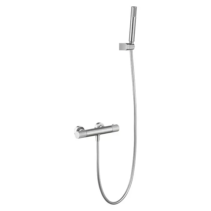 Imex Line Grifo termostático de ducha - Níquel - Vista angular