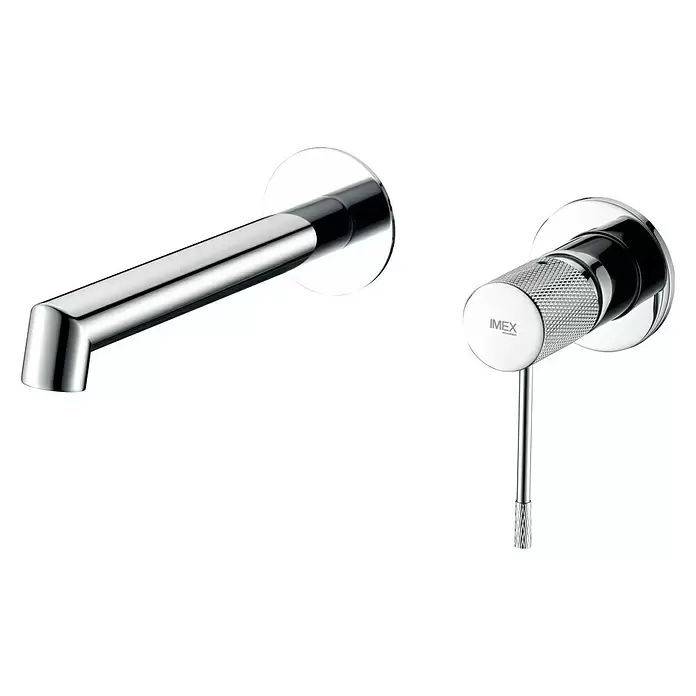 Imex Line Grifo de lavabo empotrado - Cromo - Vista angular