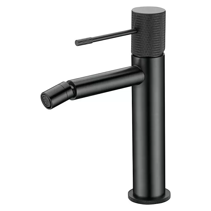 Imex Line Grifo monomando de bidé - Black gun metal - Vista angular