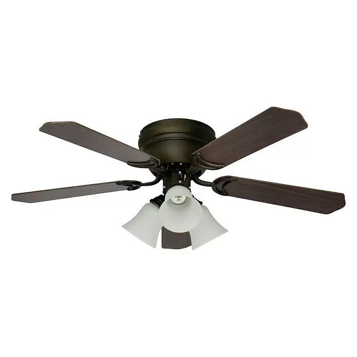 Proklima Stropni ventilator [SI] Ontario - 106 cm, Oreh/češnja, Maksimalna moč: 60 W - Pogled pod kotom
