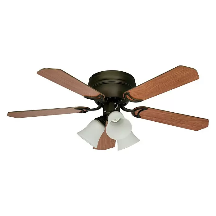 Proklima Stropni ventilator [SI] Ontario - 106 cm, Oreh/češnja, Maksimalna moč: 60 W - Pogled pod kotom