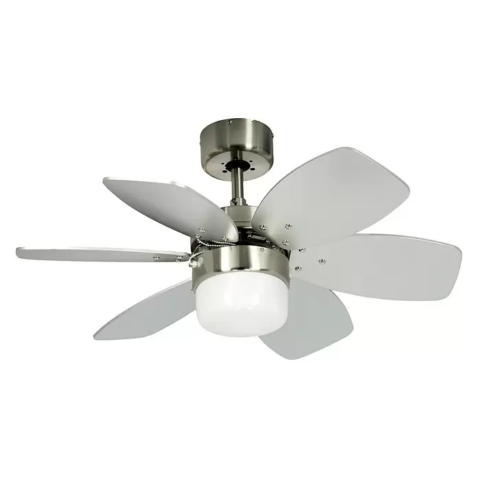 Proklima Stropni ventilator [SI] Claremont - Premer: 76 cm, Mahagonij, 60 W - Pogled pod kotom