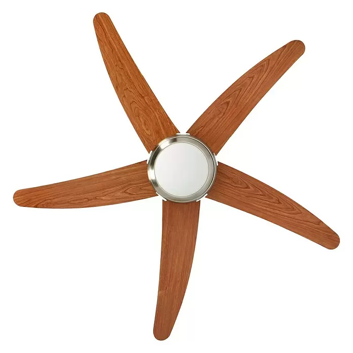 Proklima Stropni ventilator Fabiola - 132 cm, Wenge-višnja - Pogled odozdo